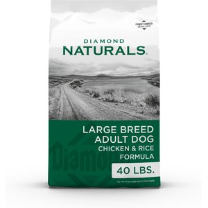 Diamond Naturals Large Breed Adult Chicken & Rice Formula Dry Dog Food, 40-lb bag