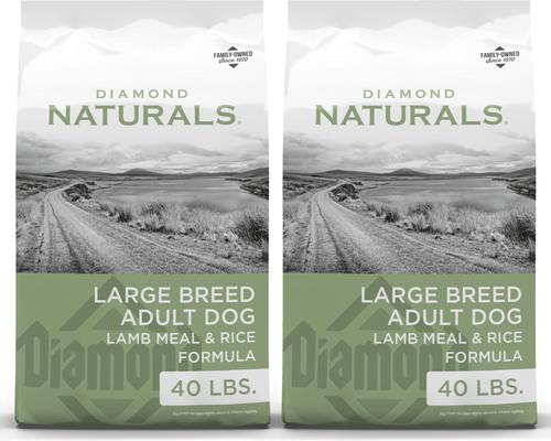 DIAMOND Naturals Large Breed Adult Lamb Meal Rice Formula Dry