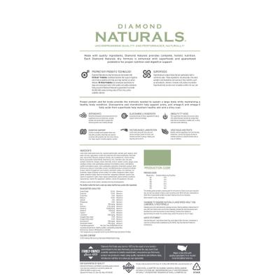 Show full view: Diamond Naturals Large Breed Adult Lamb Meal & Rice Formula Dry Dog Food, 80-lb bundle slide 3 of 10