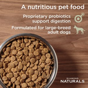 Diamond Naturals Large Breed Adult Lamb Meal & Rice Formula Dry Dog Food, 40-lb bag