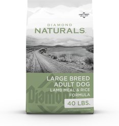 Diamond Naturals Large Breed Adult Lamb Meal & Rice Formula Dry Dog Food, 40-lb bag