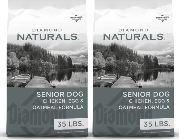 Diamond Naturals Senior Chicken, Egg & Oatmeal Dry Dog Food