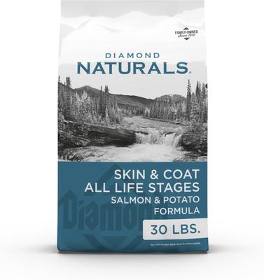 diamond naturals skin & coat real meat recipe dry dog food with wild caught salmon