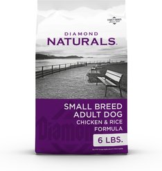 Diamond Naturals Small Breed Adult Chicken & Rice Formula Dry Dog Food, 6-lb bag slide 1 of 6