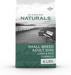 Diamond Naturals Small Breed Adult Lamb & Rice Formula Dry Dog Food, 6-lb bag