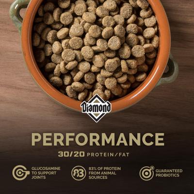 Show full view: Diamond Performance All Life Stages 30/20 for Highly Active, Hard Working & Athletic Dogs Dry Food, 80-lb bundle slide 5 of 9