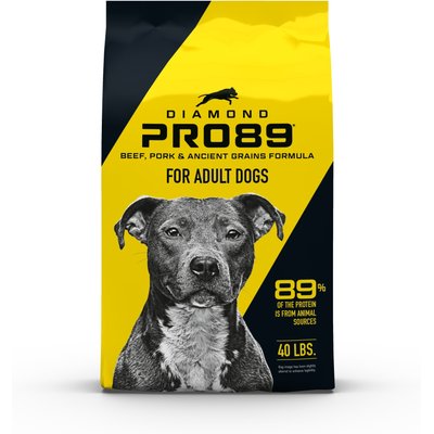 Diamond Diamond Pro89 Adult High Protein Beef, Pork, & Ancient Grains Formula Dry Dog Food, 40-lb bag