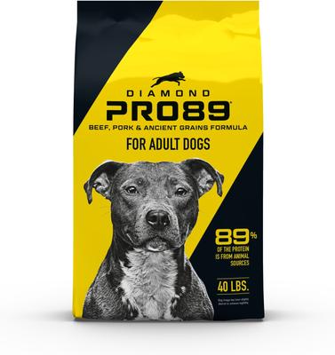 Show full view: Diamond Pro89 Beef, Pork, & Ancient Grains Formula Adult Dry Dog Food, 40-lb bag slide 1 of 7