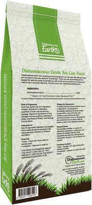 Show full view: DiatomaceousEarth Food Grade Flea & Tick Powder for Cats & Dogs, 10-lb bag slide 2 of 6