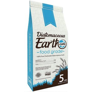 DiatomaceousEarth Food Grade Flea & Tick Powder for Cats & Dogs, 5-lb bag