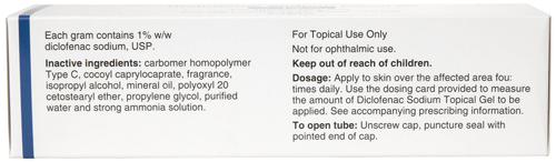Show full view: Diclofenac (Generic) Sodium Topical Gel 1%, 100-gm tube slide 4 of 6