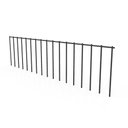 Dig Defence No-Dig Animal Barrier Coated Steel Protection Dog Barrier, Small/Medium, Black, 25 count