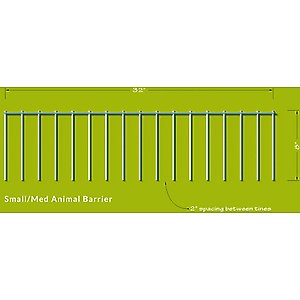 Dig Defence No-Dig Small/Medium Dog Barrier, 8-in, 10-pack