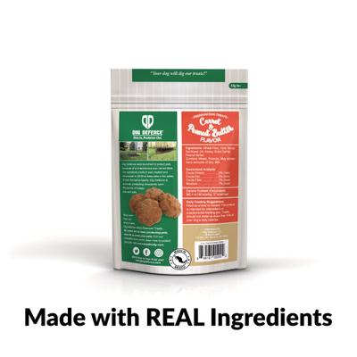 Show full view: Dig Defence Premium Carrot & Peanut Butter Crunchy Dog Treats, 6-oz bag, case of 6 slide 6 of 6