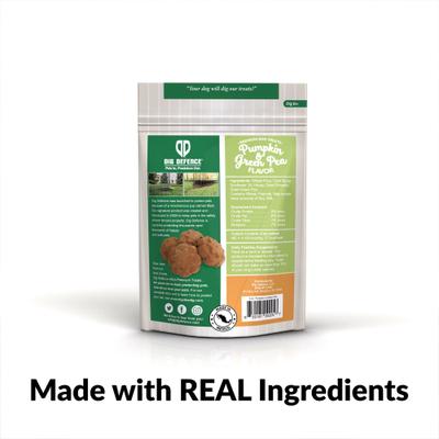 Show full view: Dig Defence Premium Pumpkin & Green Pea Crunchy Dog Treats, 6-oz bag, case of 6 slide 7 of 7