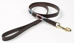 Digby & Fox Drover Polo Dog Lead, Purple/Dark Green/Yellow, Large
