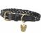 Show in main carousel: Digby & Fox Plaited Dog Collar, Black, X-Small slide 1 of 4