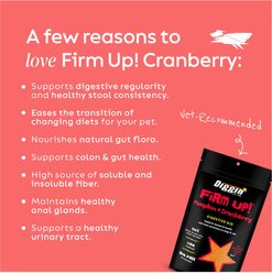 Diggin' Your Dog Firm Up! Pumpkin Plus Cranberry Super Dog & Cat Supplement, 4-oz bag slide 2 of 8