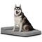 Show in main carousel: Diggs Bolstr Crate Dog Bed with Removable Cover, Grey, Large slide 1 of 4