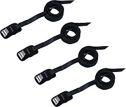 Diggs Enventur 9-ft Dog Kennel Tie Downs, Black, 4 count slide 1 of 3