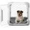 Show in main carousel: Diggs Evolv Double Door Convertible Dog Crate, Ash, 24 inch slide 1 of 5