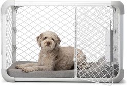 Diggs Evolv Double Door Convertible Dog Crate, Ash, 36 inch