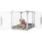 Show in main carousel: Diggs Evolv Double Door Convertible Dog Crate, Ash, 36 inch slide 2 of 6