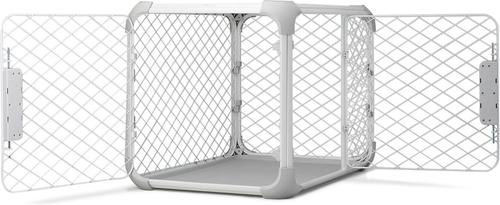 Show full view: Diggs Evolv Double Door Convertible Dog Crate, Ash, 36 inch slide 5 of 6