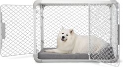 Diggs Evolv Double Door Convertible Dog Crate, Ash, 42 inch slide 1 of 5
