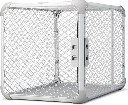 Show full view: Diggs Evolv Double Door Convertible Dog Crate, Ash, 42 inch slide 4 of 6