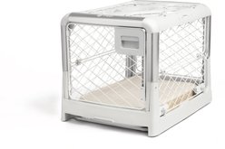 Diggs Revol Collapsible Dog Crate, Ash, Small
