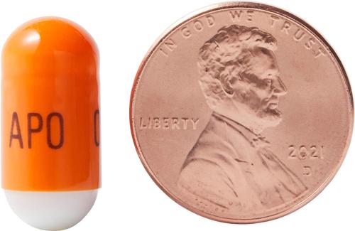 Show full view: DILT-XR (Diltiazem Hydrochloride) Extended-Release Capsules, 180-mg, 1 capsule slide 4 of 6