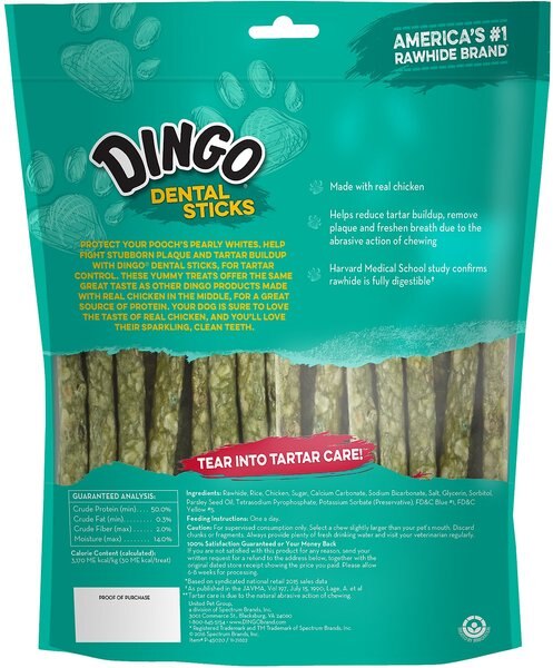 Indigo Fresh Dental Sticks Chicken & Blueberry Flavor Dog Treats