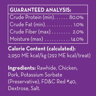 Show full view: Dingo Large Bones Chicken Flavor Dog Treat, Large, 3 count slide 8 of 9