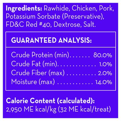 Show full view: Dingo Mini Bones Chicken Flavor Dog Treat, Small, 7 count slide 5 of 7