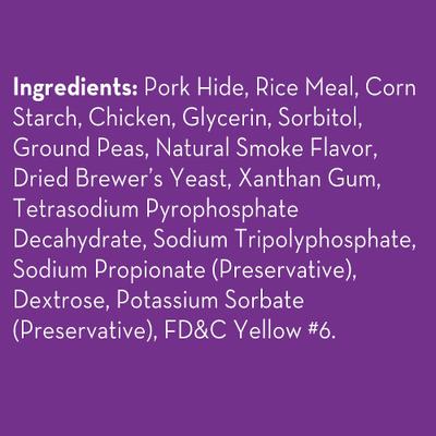 Show full view: Dingo Porkie Rolls Pork Hide & Chicken Flavor Dog Treat, 15 count slide 5 of 7