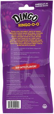 Show full view: Dingo Ringo-O-O Chicken Flavor Dog Treat, 5 count slide 3 of 7