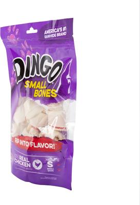 Show full view: Dingo Small Bones Chicken Flavor Dog Treat, Small, 6 count slide 4 of 9
