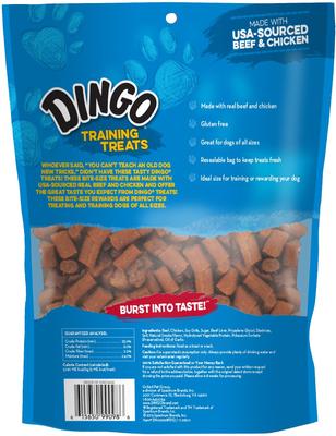 Show full view: Dingo Training Treats Beef & Chicken Flavor Dog Treats, 360 count slide 3 of 8