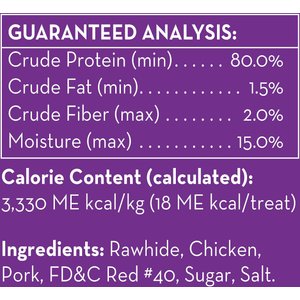 Dingo Twist Sticks Chicken Flavor Dog Treat, 10 count