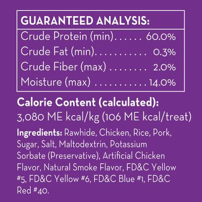 Show full view: Dingo Wag'N Wraps Slims Chicken & Pork Flavor Dog Treat, 8 count slide 3 of 6