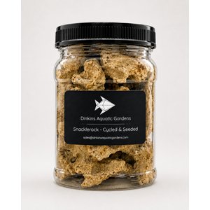 Dinkins Aquatic Gardens Snacklerock Cycled & Seeded Live Rock Rubble, 3-lb