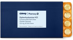 Diphenhydramine HCl Compounded Chicken Chew, 12.5 mg, 30 chews for Veterinary use slide 2 of 6