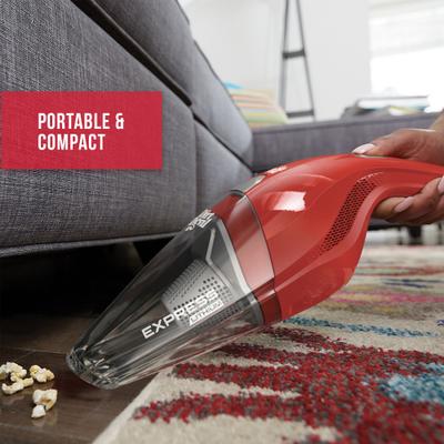 Show full view: Dirt Devil 4V Express Hand Dog & Cat Vacuum, Red slide 4 of 5