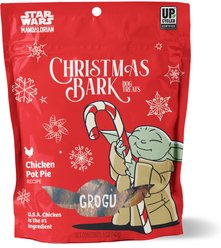Disney Christmas Bark Grogu Chicken Pot Pie Recipe Rawhide-Free Adult Soft & Chewy Dog Treats, 5-oz bag