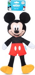 Disney Classics Mickey & Friends Mickey Mouse Squeaky Plush Dog Toy, 12-in