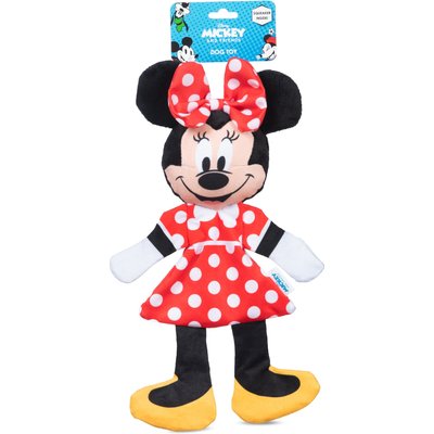 Disney Classics Disney Classics Mickey & Friends Minnie Mouse Squeaky Plush Dog Toy, 12-in