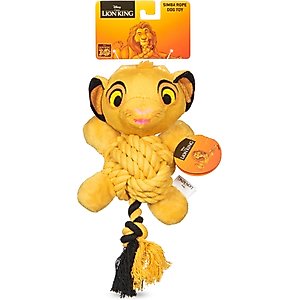 Disney Classics The Lion King Simba Squeaky Plush Dog Toy, 9-in