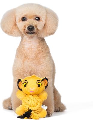 Show full view: Disney Classics The Lion King Simba Squeaky Plush Dog Toy, 9-in slide 4 of 5