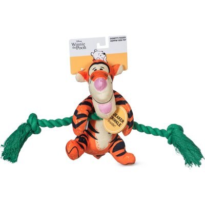Disney Classics Disney Classics Winnie The Pooh Tigger On Rope Branch Squeaky Plush Dog Toy, 12-in
